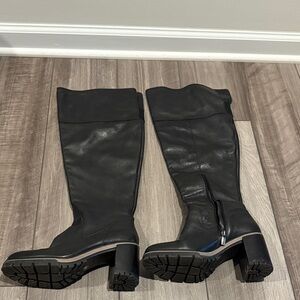 Vince Camuto Black Over the Knee Boots